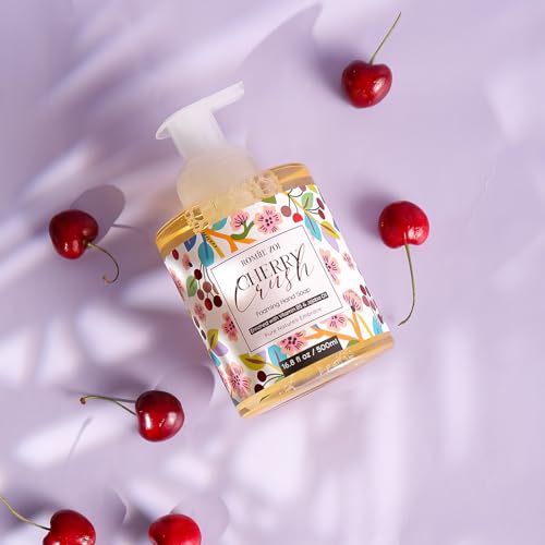 Image of ROMIIE ZOI Foaming Hand Soap, Cherry Crush, 500ml / 16.8fl.oz | With Gift Box, Gentle cleansing, nourishes skin without drying