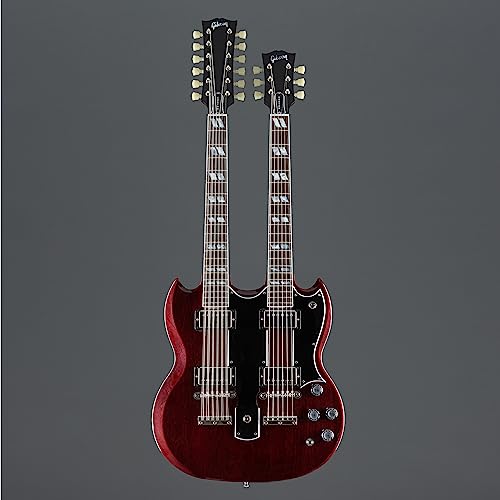 Gibson EDS-1275 Double Neck Cherry Red #CS300503 – Guitare Électrique Personnalisée - Les Beatles, Paul McCartney, John Lennon, RIngo Starr, George Harrison Gibson EDS-1275 Double Neck Cherry Red #CS300503 - Guitare Électrique Personnalisée – Image 3