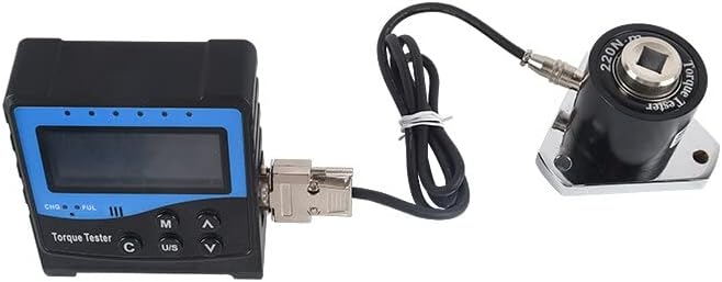 Digital Torque Meter Protable Wrench Tester 220-2200Nm for Calibrate Load Cell and Tighten Force (ANSJ-2200)