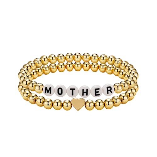 Image of Gifts for Mom Matching Bracelets for Mother Gift from Daughter Mother Daughter Jewelry Set Gift, Stepmom, Bonus Mom, Mother in Law Gift