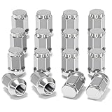 Golf Cart Chrome Wheel Lug Nuts for Club Car & EZGO, 1/2'-20 Size, OEM# 14723-G1, 1010984, 14723-G1, 16 Pack