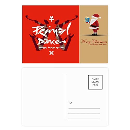 Cartes postales Père Noël graffiti pour décorer vos cadeaux et envoyer des vœux urbains uniques