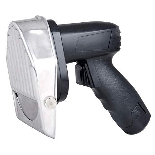 MLUENF Machine, Electric Kebab Knife Stainless Steel Portable Wireless Electric Shawarma Knife Kebab Slicer Barbecue Knife Dia.100mm