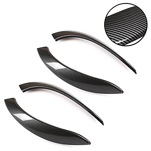 CHUANGHUI Carbon Fiber Color Car Door Handle Cover for BMW 3 4 Series 3GT F34 F30 F36 320i 328i 330i 340i Interior Door Pull Handles Protective Decorate Cover