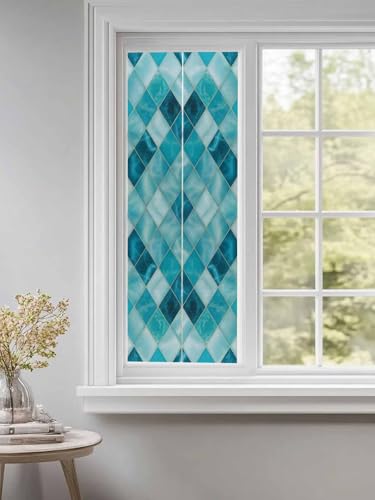 Película Privacidad para Ventanas Azul Teal 17.7x78.7 in miniatura 3