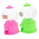 FRCOLOR 2 piezas Dispensador Automático de Mini para Máquina Pequeña para Escritorio con Función para Chuches y Juguete para y Diversión