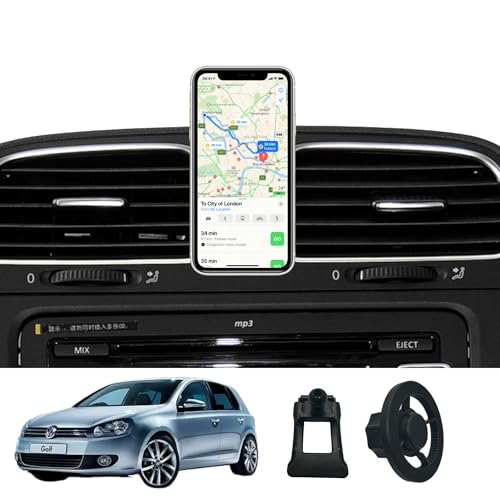 UtilityNest Retrofit Phone Holder Compatiable With Volkswagen Golf MK6, Car Phone Mount for 2008-2013 Volkswagen Golf, Compatiable With All MageSafe & Magnetic Phone Cases, iPhone & Samsung.