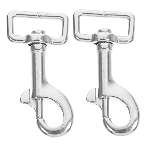 FUNOMOCYA Stainless Steel Pet Chain Hook Dog Leash Clip Swivel Snap Hooks for Outdoor Use