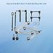 LABLT ES800762 EV800609 10Pcs Front Upper and Lower Control Arm Ball Joint Tie Rod End Sway Bar Link LH & RH Replacement for Hummer H3 2006-2010