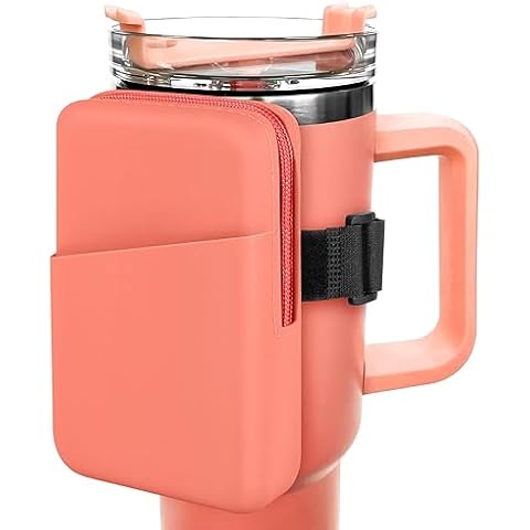 LYOOmaLL Silicone Water Bottle Pouch For Stanley Quencher Adventure 40 oz & Stanley IceFlow 20oz 30oz, Gym Accessories for Women, Stanley Cup Accessories, Water Bottle Pouch for Sports Cover