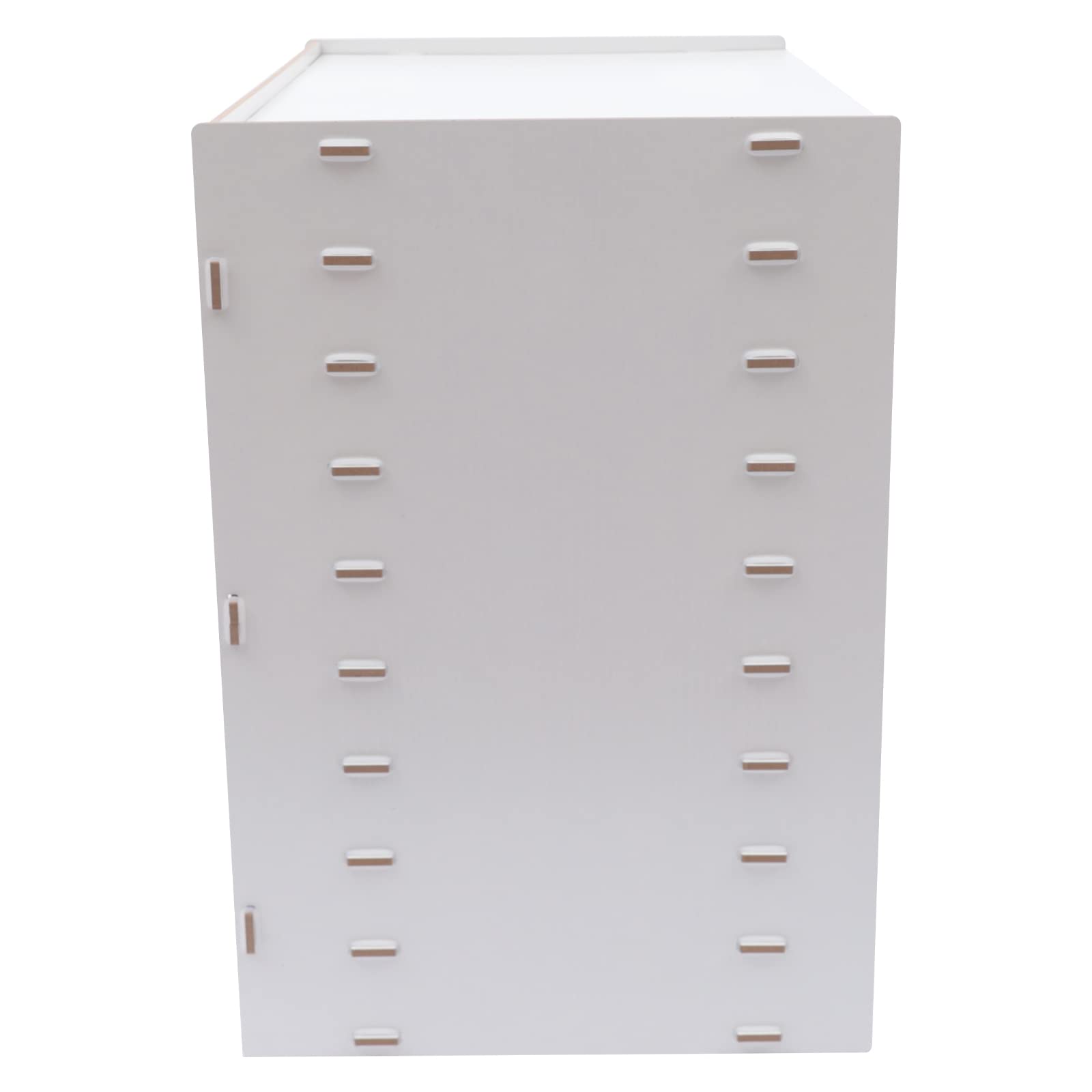 Dokumentenablage Holz 18 Fächern Tischorganizer Schreibtisch 51.8 * 33 * 49 cm Ordner Organizer A4 Ablage Schreibtisch Geeignet zur Aufbewahrung von Dokumenten Büchern Stifthaltern usw (Weiß)