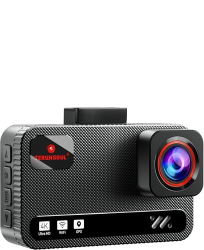 TERUNSOUl Dash Cam, 5.8GHz WiFi
