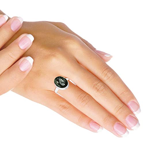Bague turquoise en argent 925 véritable style bohème - 2