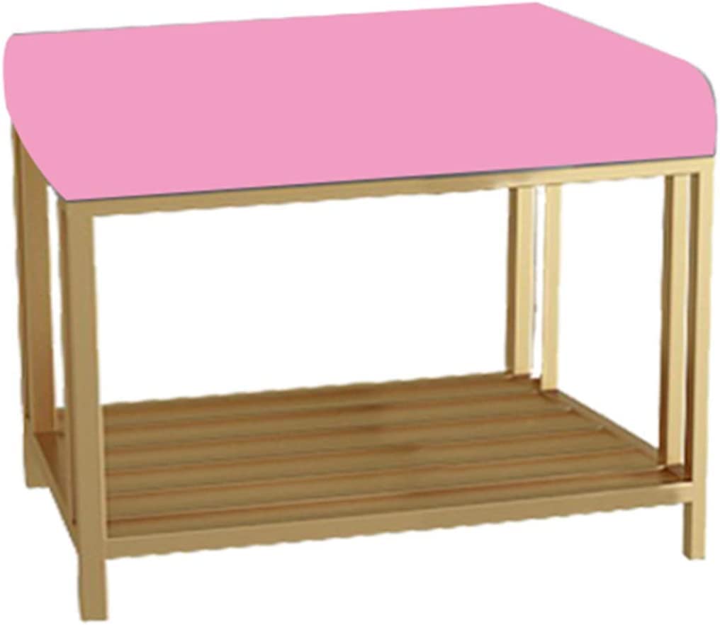 Banc à chaussures étagère de rangement et tabouret de bout de lit pour maison
