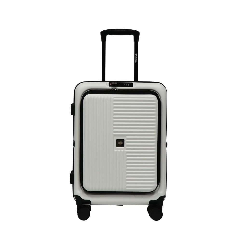 Maleta de mano plegable de 20 pulgadas, maleta rígida ligera y expandible con ruedas giratorias, bloqueo TSA, aprobada por aerolíneas, bolsa de viaje resistente al agua y a los impactos
