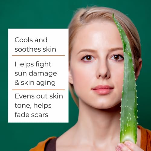 Image of Khadi Almond Aloevera Gel Face Gel 99% Pure & Natural for Moisturizing & Hydrates, No SLS,200gm Pack of 1
