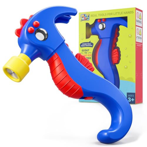 Small Hammer for Kids, Real Tool with Nail Remover, Ages 3+ Coupon - image 1