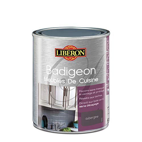 LIBERON Badigeon meubles de cuisine, Aubergine satin, 1L