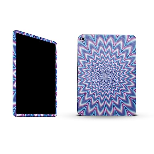 Image of MightySkins Carbon Fiber Skin Compatible with Apple iPad 10.9 inch 10th Gen (2022) Full Wrap Kit - Jitter Illusion | Protective, Durable Textured Carbon Fiber Finish | Easy to Apply | Made in The USA