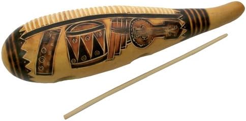 Jamtown Hand-Decorated Gourd Guiro