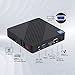 MINISFORUM N40 Mini PC UHD 4K@60Hz Celeron N4020(up to 2.8GHz) Fanless Mini Computer, DDR4 4GB+64GB eMMC, DIY SSD, Dual Band WiFi, HDMI&VGA Desktop Mini Computer