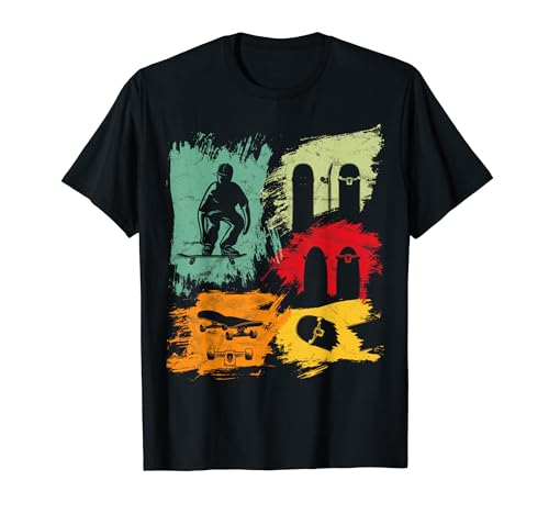 Cool Skateboard Retro T-Shirt