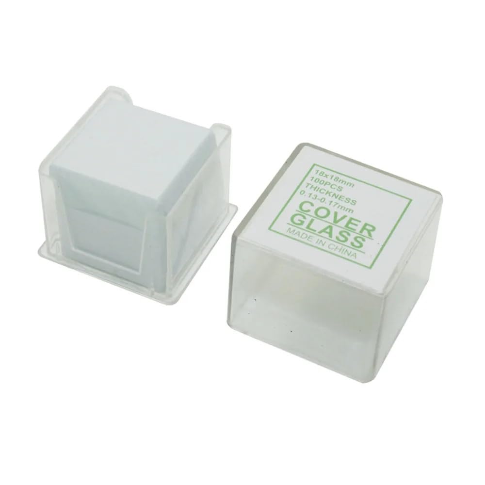 Teile: 50 Stück Objektträger und 100 Stück Deckglas zur Vorbereitung von Objektträgern aus Glas (Color : 1 Box Slides)