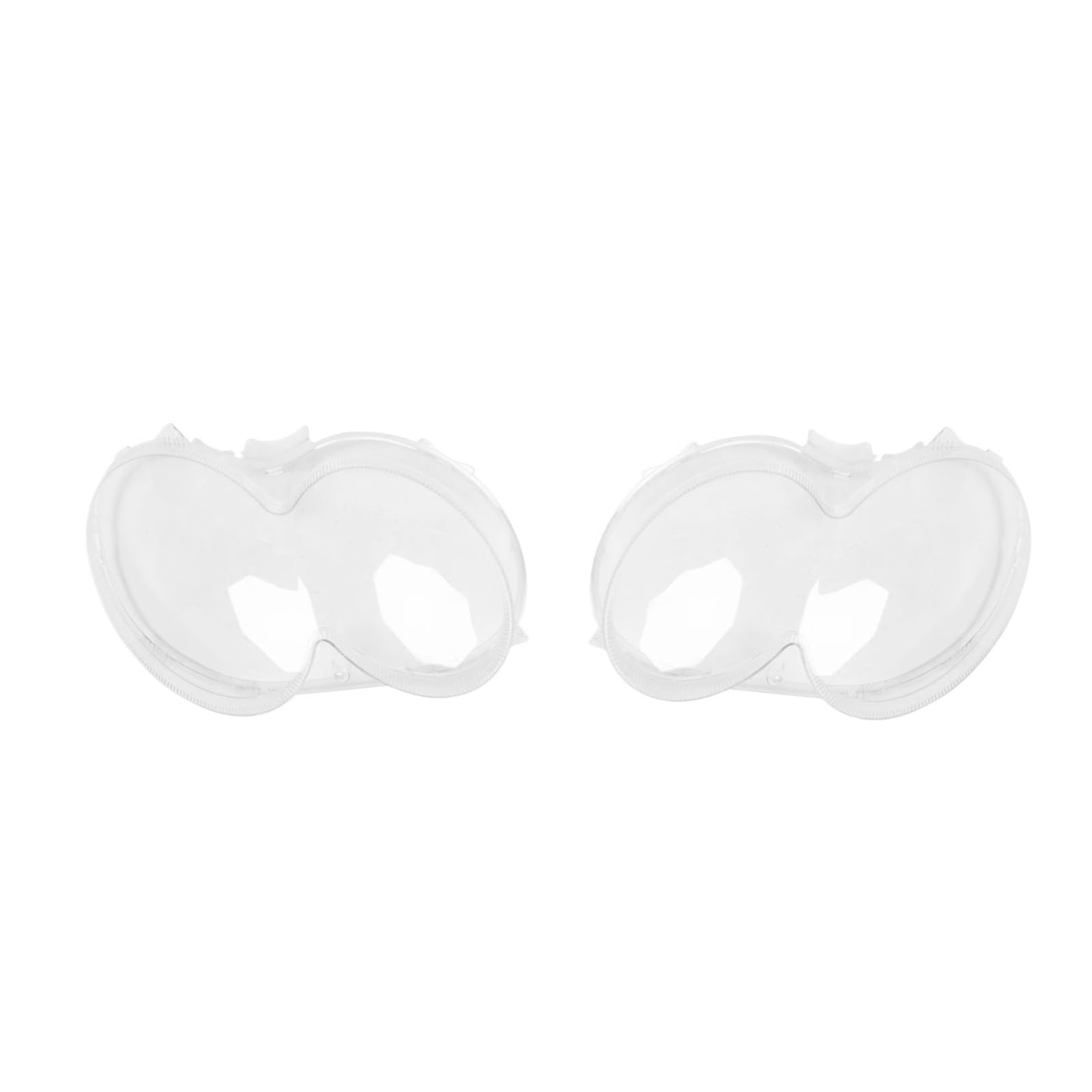 TTENWVNZ Car Front Headlight Lens Cover Transparent Lamp Shade Glass Lamp Caps Compatible for Mercedes-Benz W209 CLK 2003-2006