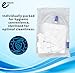 1000 ml Urine Leg Bag, 10 Pack Easy-Tap Disposable Non Sterile Urinary Drainage Bag with Anti-Reflux Valve & Cloth Straps, Adult Latex-Free