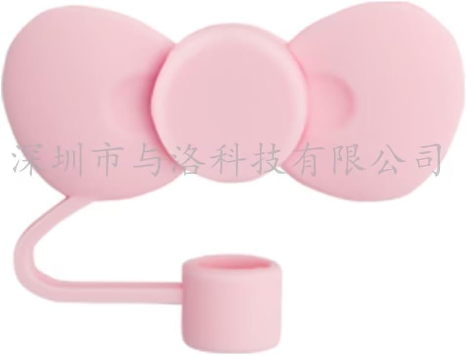 Pink and Purple Bow Straw Cover for Stanley 40&30 Oz Cup, 10mm Silicone Straw Covers Cap for Stanley Cup Accessories, Cute Topper for Tumblers, Cap Stopper for Reusable Straws - Image 8