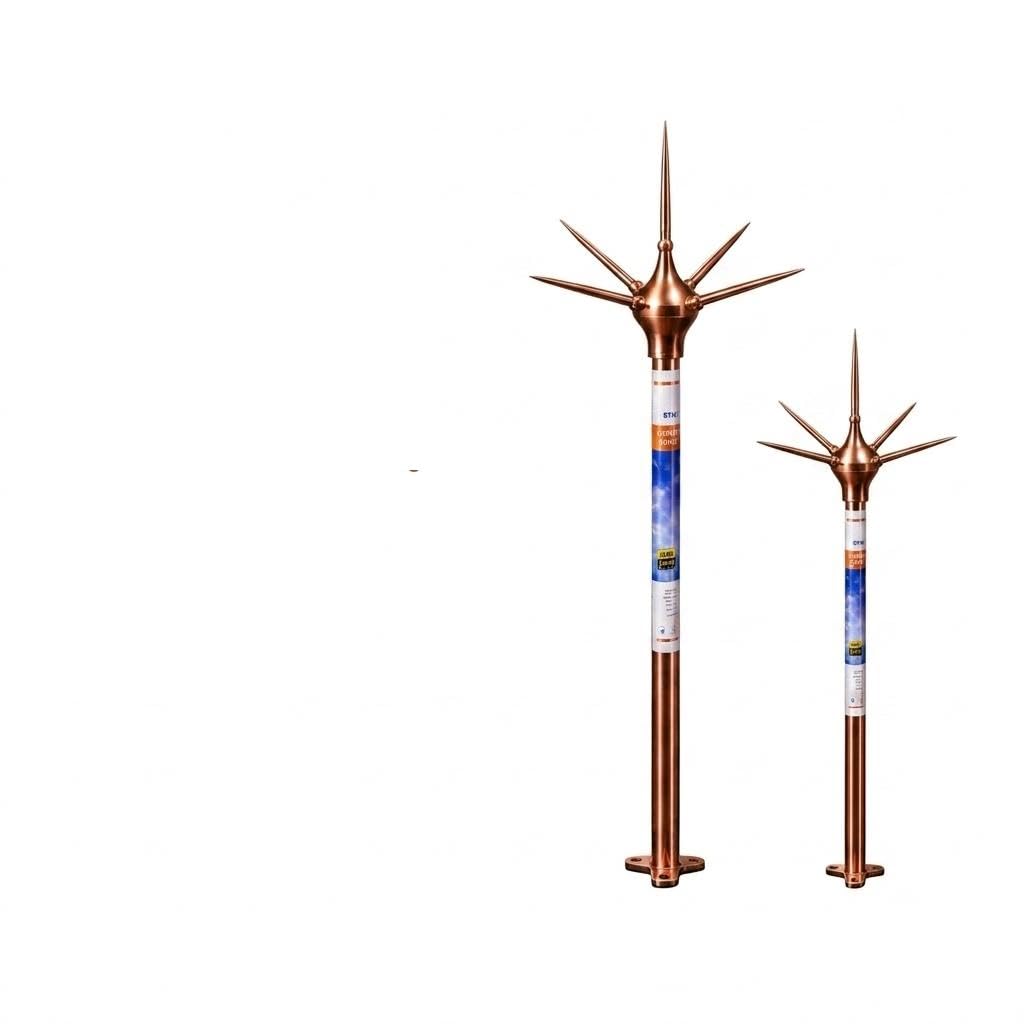 Oriental Star Copper Lightining Arrestor, Corrosion Resistant 14mm | High Conductivity, Strong & Durable, Safe & Reliable, Made in India, Earthing Solution-picture-11