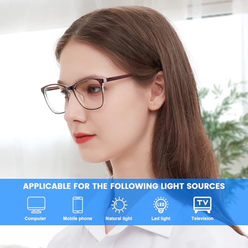 Image of OCCI CHIARI Blue Light Glasses for Women Non Prescription Glasses Fashion Eyewear Full Rim Optical Frame