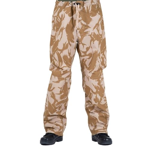 Pantalones de combate del ejército británico, impermeables, Goretex, camouflage, 38W / 33L