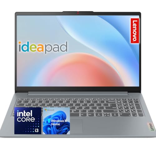 Image of Lenovo IdeaPad Slim 3 15.6 inch FHD Laptop, Intel Core i3-N355 8-Core Processor, 8GB DDR5 RAM, 128GB SSD, Wi-Fi 6, Windows 11, for Business, Students & Everyday Use