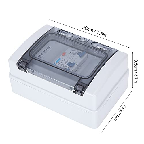 Disjoncteur miniature étanche 40A coffret différentiel RCD 30mA et 2MCB extérieur