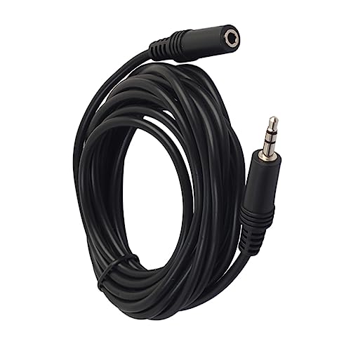 Cable auxiliar de 3.5 mm largo de 3 metros para conectar auriculares distantes sin tirones 2