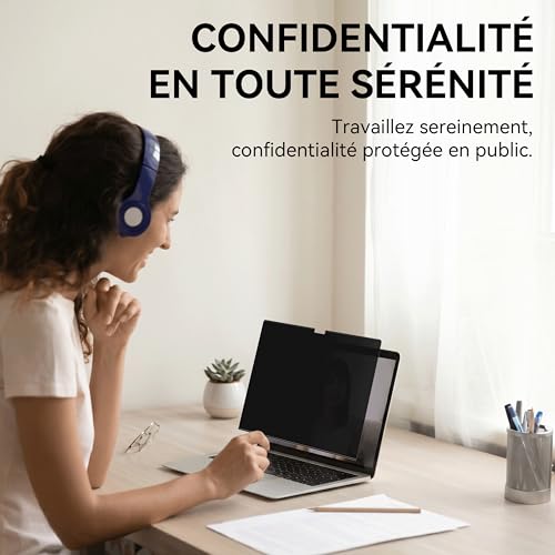 Filtre Confidentialité Magnétique MacBook Pro 14 Anti-Espion - 7