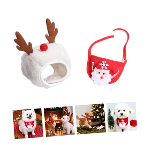 Disfraz Navideño 2 Pzas Para Perro Gato Pequeño-Mediano miniatura 6