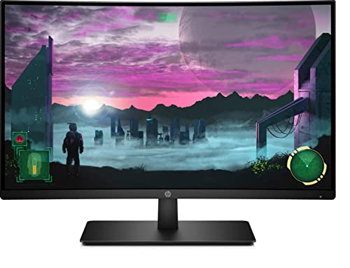 HP 27x Monitor Gaming Curvo, Schermo VA Antiriflesso FHD 27',...