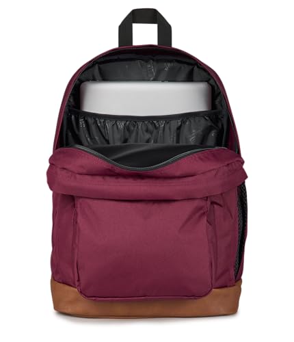 Image of JanSport Cool Backpack with 15-inch Laptop Sleeve, Large Computer Bag Rucksack with 2 Compartments, Ergonomic Straps, Cherry Lacquer
