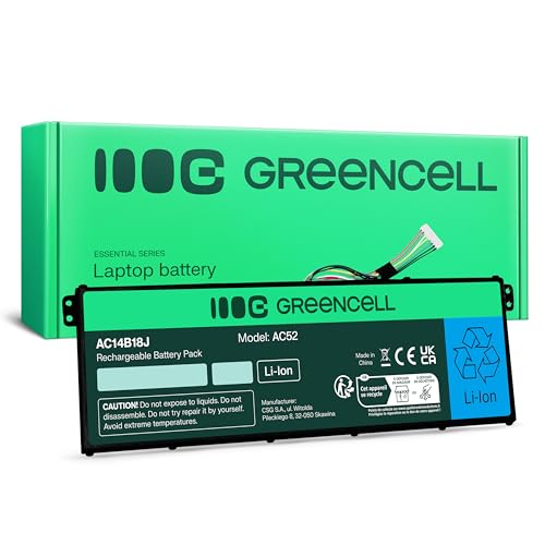 GC® AC14B13J AC14B18J Batería para Acer Aspire ES1 111M ES1 131 ES1 521 ES1 522 ES1 531 ES1 533 ES1 571 ES1 731 ES1 731G, Acer Chromebook 11 CB3 111 13 CB5 311, Acer Extensa 2519