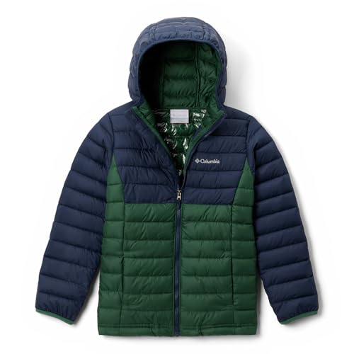 Columbia Powder Lite 2 - Chaqueta acolchada con capucha para niño (paquete de 1)