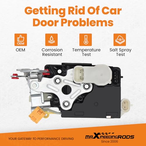 Image of maXpeedingrods 931318, DLA1362, DLA639 Front Left Door Lock Actuator, for Cadillac Escalade ESV EXT Chevy Avalanche Silverado GMC Sierra Yukon XL Replaces 931-318, 15110643, 15053681