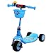 Scooter Scooter Trois roues Roue Frog Voiture Jouet Voiture Scooter Élargissement De La Roue Vert Vert Jebel Scooter (Couleur : Bleu)