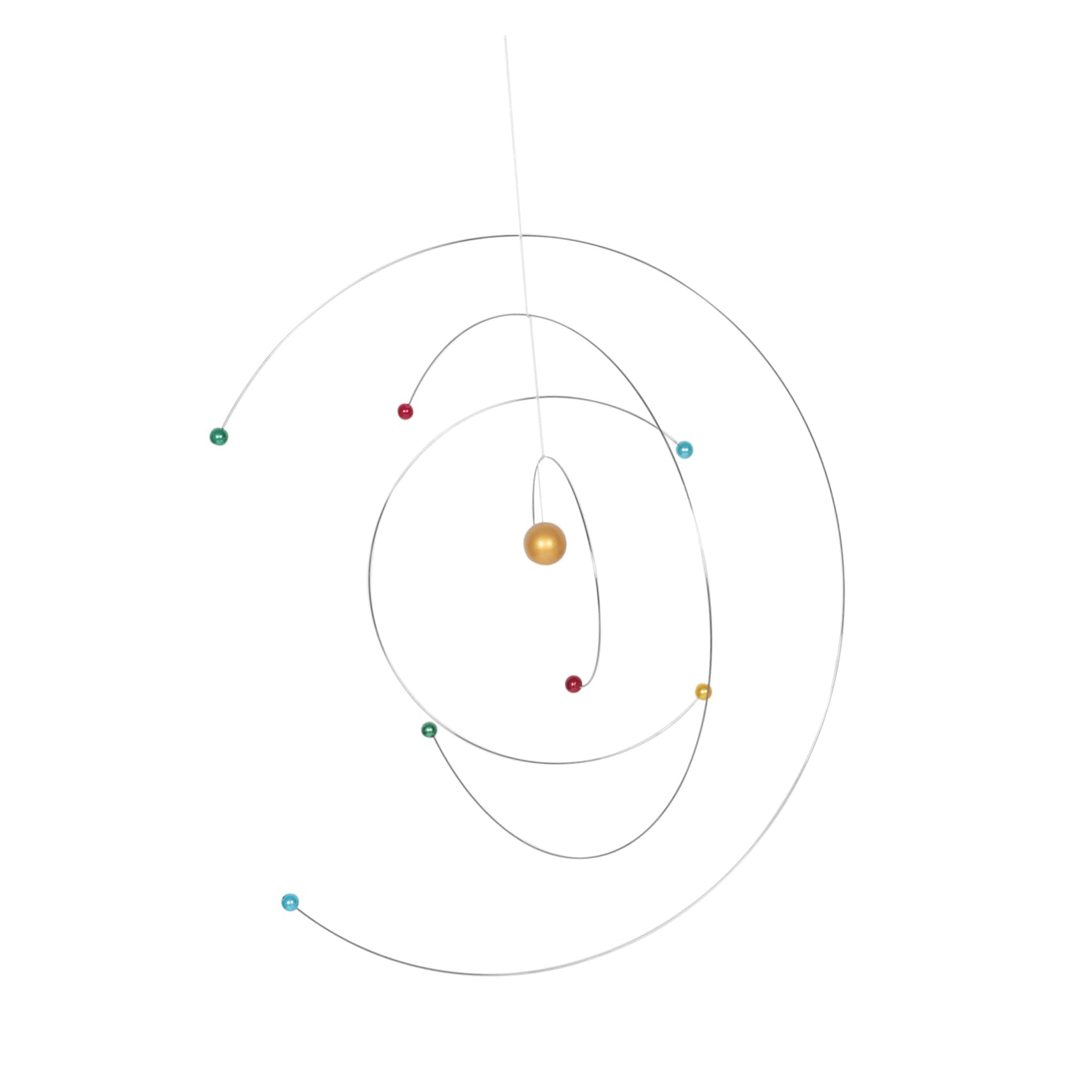 BESPORTBLE Planetary Hanging Mobile Decor Space Model for Home Office Durable Easy to Clean Dynamic Science Mobile for Living Rooms Bedrooms