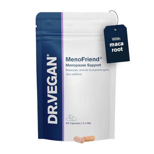 DR.VEGAN MenoFriend | Menopause Supplement | Botanicals Minerals and Phytoestrogens | 60 Vegan Capsules | Two-A-Day | Menopause Support