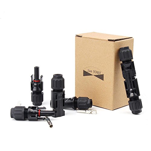 Sun YOBA 5 Pairs of Male/Female Solar Panel Double Seal Cable Connectors IP67 Waterproof Connector - Thumbnail 5