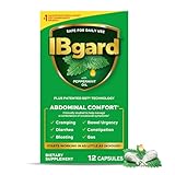 IBgard Gut Health Supplement, Peppermint Oil Capsules for Abdominal Comfort, 12 Capsules