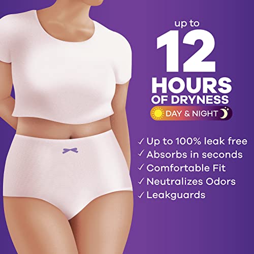 Image of Always Discreet Adult Incontinence & Postpartum Underwear For Women, Size Small /Medium, Maximum Absorbency, Disposable, 32 Count x 2 Packs (64 Count total) (Packaging May Vary)