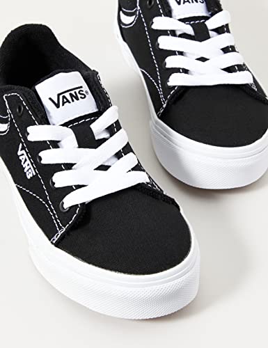 Vans Seldan Sneaker, Schwarz ((Canvas) Black/White 187), 35 EU